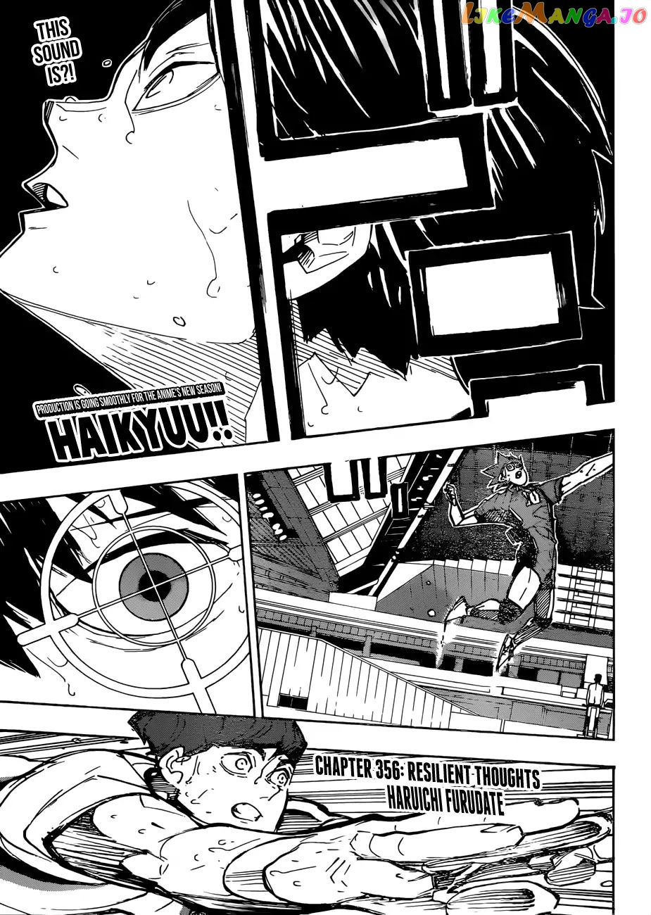 Haikyuu!!, Chapter 356 image 01
